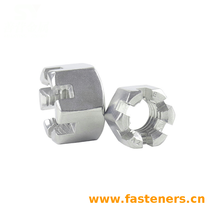 BS7764 Metric Hexagon Slotted Nuts And Castle Nuts