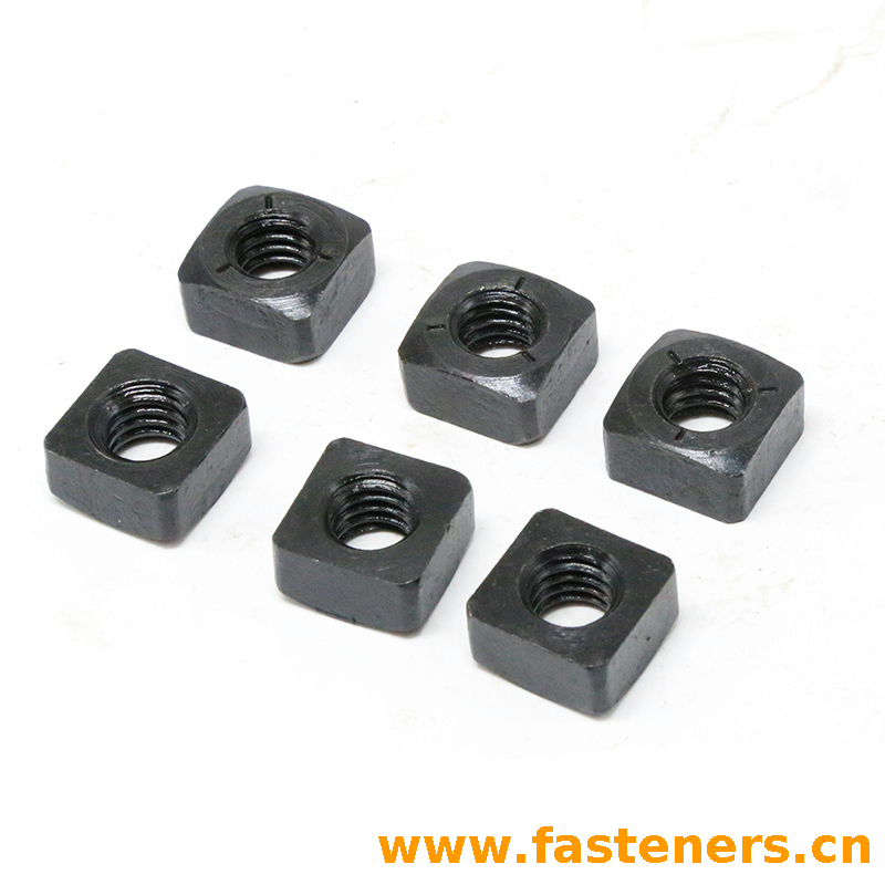 BS325 Black Square Nuts