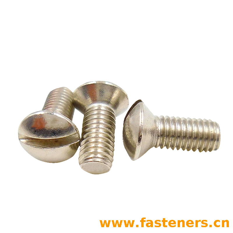 DIN 7500 (LE) Slotted Rasied Countersunk Thread Rolling Screws - Form LE
