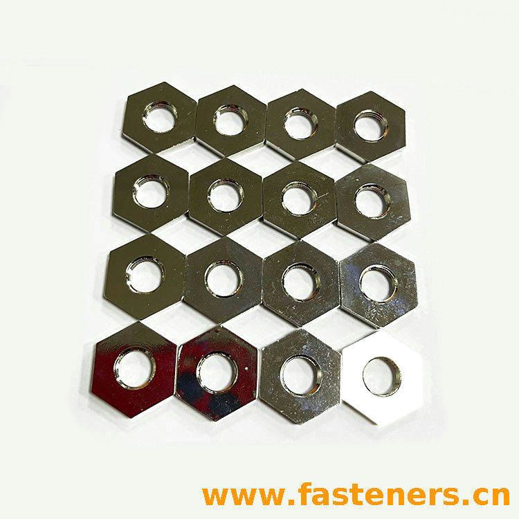 NF E25-405-2 Hexagon Thin Nuts(Unchamfered)